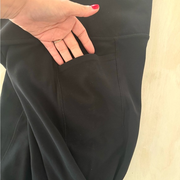 Athleta Salutation Stash flare pant black Medium - Picture 7 of 9